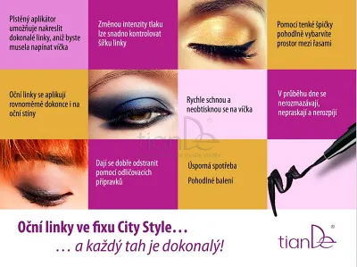 TianDe Očné linky vo fixke City Style, tiandecentrum, tiande, kozmetika tiande, tiande slaviton, tiande sk