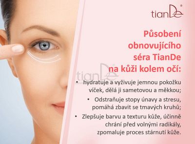 TianDe Regeneračné sérum v kapsulách na pokožku okolo očí, tiande skusenosti, tiande recenzie, tiande altai, tiande kozmetika, bylinne vlozky