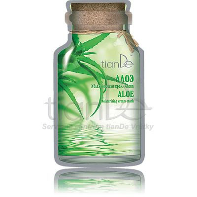 Hydratačná krémová maska na tvár Aloe od 2,28€ - hydratácia, regenerácia, hlboko, tiande, recenzia, vlozky | TianDe