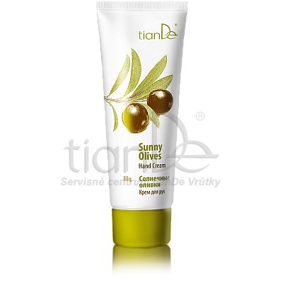 Krém na ruky Slnečné olivy od 1,3€ - pružnosť, pokožky, mäkkosť, tiande altai, tiande kozmetika, bylinne vlozky | TianDe