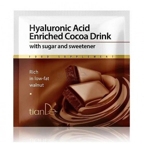 Kakaový nápoj obohatený kyselinou hyalurónovou od 1,89€ - kakaom, obohatený, hyalurónovou, tiande kozmetika, bylinne vlozky, pravda o tiande | TianDe